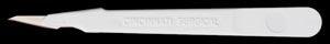 Scalpel, Stainless Steel, Size 11, White Handle, Disposable, Sterile, 10/bx (DROP SHIP ONLY)