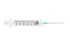Safety Syringe, Detachable Needle, 3mL, 21G x 1 ½", 100/bx