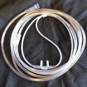 Nasal Oxygen Cannula, Adult, Non-Flared, Curved Tip, 7' Star Tubing, 50/cs(Rx - A Valid Medical Device License at Time of Purchase is Required for this Item) (US Only, Excluding IN and ND) (Item is Non-Returnable)