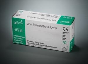 Exam Glove, Vinyl, Medium, Powder Free (PF), 100/bx, 10 bx/cs  (See additional pricing for drop ship orders less than 1,000 cs)