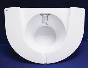 Specimen Pan, Economy, Graduated, 800 ml, White, 100/cs