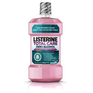 Listerine® Total Care Zero™ Mouthwash, Alcohol Free, Fresh Mint, 1L, 6/cs