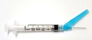 Safety Syringe (3 mL) w/ Safety Needle (23G x 1