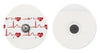 Electrode, PE Foam, Adult, Oval, 43mm x 45mm, General Purpose, Stress & Holter, 50/pch, 20 pch/bx (24 bx/plt) (091957)
