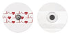 Electrode, Cloth, Adult, Round, 55mm, General Purpose, Stress & Holter, 50/pch, 20 pch/bx (24 bx/plt) (091959)