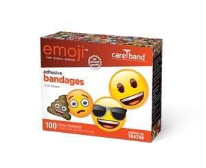 Emoji Adhesive Bandages, 3/4