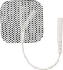 Compass Electrodes, 1.5" x 1.5", White Cloth, Poly Bag, Latex Free, 4/pk (092786)