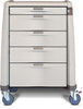 Standard Cart, 43" H X 24" D X 31" W, Light Creme/ Dark Creme, Keyless Lock, (1) 3" Drawer, (3) 6" Drawers and (1) 10" Drawer (DROP SHIP ONLY)