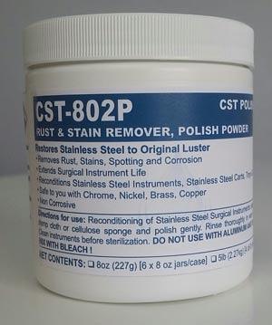 Medi-Sheen Stain & Rust Remover, Polish Powder, 8 oz, 6/cs