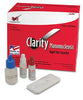 Clarity Mononucleosis Cassettes, CLIA Waived, Whole Blood Only, Includes: Mono Test Cassettes, Developer Solution, Sample Transfer Tubes, Positive Control, Negative Control, Package insert, 15/bx