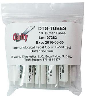 Clarity Specimen Collection Tubes, 10/pk