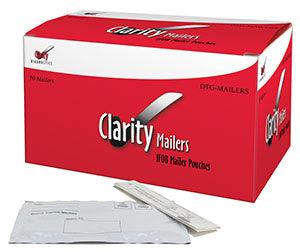 Clarity Specimen Collection Mailer Kit, Includes: (50) Envelopes, (50) Collection Papers, (50) Instruction Sheets, For Use with Clarity FIT Testing Kits, 50/bx