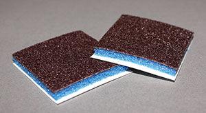 Cautery Cleaner pad, 1 7/8 x 1 7/8, Foam Backed, X-Ray Detectable, 50/bx, 4 bx/cs