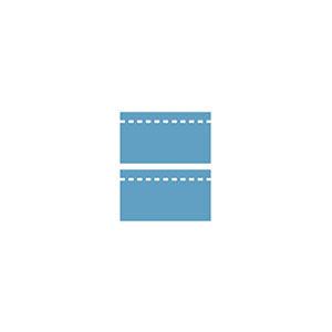 Towel, OR, Drape with Adhesive Strip, Non-Absorbent, Blue, 15 x 26, Sterile, 2/pk, 120 pk/cs