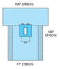 Laparotomy Pack, Includes: (2) Large, Sterile Back, Fabric-Reinforced Gown; (2) Absorbent Towels (on Gown); 44 x 90 Outer Wrap/Reinforced Poly Table Cover with 24 x 90 Reinforcement, 6/cs