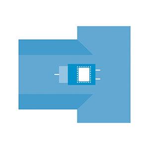 Chest/Breast Drape, 25 1/2 x 26, Absorbent, 14 x 11 Fenestration, Instrument Pad, Amboard Covers, Cord-holding Tabs, 12/cs