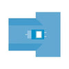 Chest/Breast Drape, 25 1/2 x 26, Absorbent, 14 x 11 Fenestration, Instrument Pad, Amboard Covers, Cord-holding Tabs, 12/cs