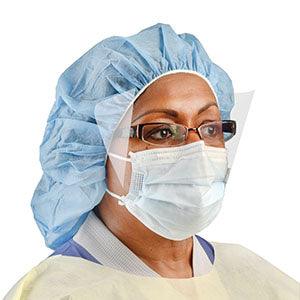 Procedure Mask, Earloops, Eyeshield, Blue, 25/bx, 4 bx/cs(On Vendor Allocation - Availability May Be Limited)