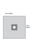 Aperture Drape, Small, with Adhesive, 16 x 16, Sterile, 10/cs(Manufacturer Backorder - Inventory Limited when Available)