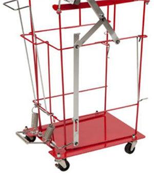 Foot Pedal Cart For 12 & 18 Gal Hinged Lid Large Volume & Chemotherapy Containers, 31