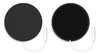2" (5cm) Round, Black Top, 8/pk, 10 pk/bg, 1 bg/cs (To Be DISCONTINUED)