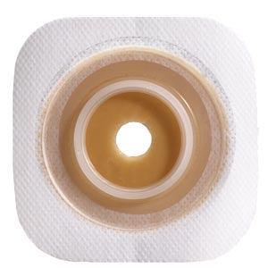 Stomahesive® Flexible Skin Barrier with Cut-to-Fit Opening and Tape Collar, White, 1 1/4