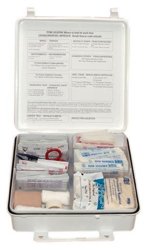 OSHA First Aid Kit, 50 Person, Plastic Case (DROP SHIP ONLY - $150 Minimum Order)