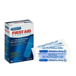 Plastic Bandages, Blue Metal Detectable, 1