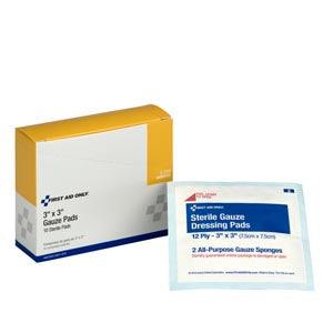 Sterile Gauze Pads, 3