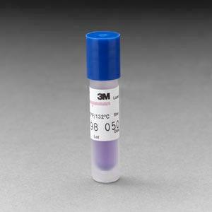 Indicator For Steam 270Â°F/ 132Â°C Gravity Displacement Steam Sterilizers, 24 Hour Readout, Blue Cap, 100/bx, 4 bx/cs