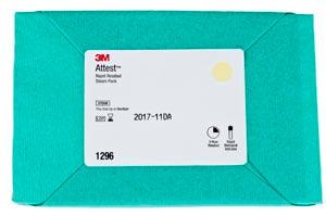 Test Pack for Steam 250Â°F/ 121Â°C Gravity or 270Â°F/ 132Â°C Vacuum Assisted Sterilizers, Includes 25 Test Packs & 25 Controls, 3 Hour Readout, Brown Cap, 25/cs (84 cs/plt)