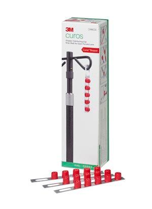 Stopper Disinfecting Cap for Open Female Luer, Strips (5 count), 50 strips/bx, 8 bx/cs