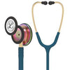 Stethoscope, Rainbow Finish, Caribbean Blue Tube, 27"