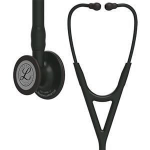 Stethoscope, Black Finish Chestpiece, Black Tube, 27