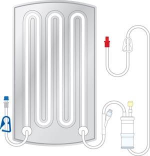 Pediatric/ Neonate Disposable Warming Set with Fluid Aspiration Port, 10/cs