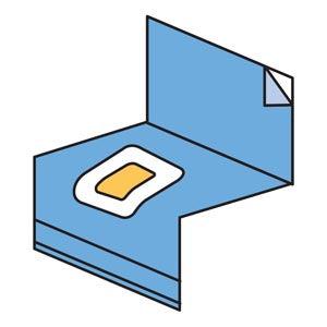 Cesarean-Section Sheet with Ioban 2 Incise Pouch, 77