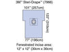 Cesarean-Section Sheet with Aperture Pouch, 77" x 122", 5/cs