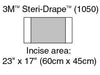 Incise Drape, Overall 32" x 17", Incise 23" x 17", 10/bx, 4 bx/cs