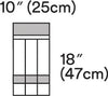 Instrument Pouch Holds Standard Size Instruments, 7" x 11", 2 Compartments, 2 Adhesive Strips, 10/bx, 4 bx/cs