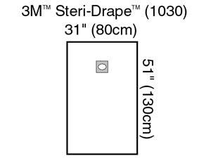 Medium Drape with Adhesive Aperture, 31