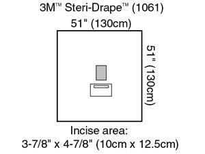 Medium Drape with Incise Film & Pouch, 51
