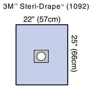Small Drape, Adhesive Aperture, 22