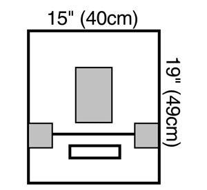 Small Drape with Incise Film & Pouch, 15
