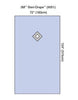 Steri-Drape™ Thyroid Drape, 72" x 124", Absorbent Impervious Material, Diamond Adhesive Aperture, 15/bx, 2 bx/cs