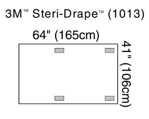 X-Ray Image Intensifier Drape, 4 Adhesive Patches, 41