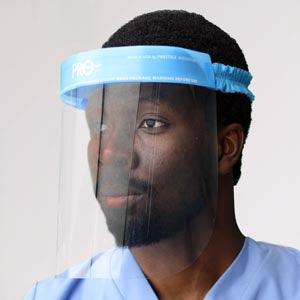 Full Face Shield, Extra Long, 18/bx