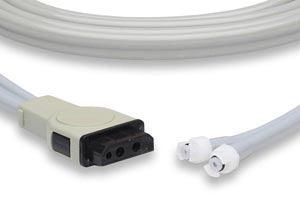 NIBP Hose, Adult/Pediatric, Dual Tube Hose, 360cm,  GE Healthcare > Marquette Compatible w/ OEM: 2017008-001, 414873-001, HO-D34178-12, NBMQ1359-12 (DROP SHIP ONLY) (Freight Terms are Prepaid & Added to Invoice - Contact Vendor for Specifics)