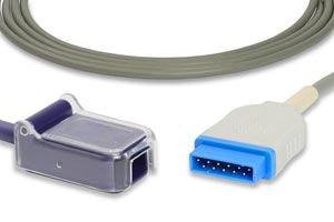 SpO2 Adapter Cable, 300cm, GE Healthcare > Marquette Compatible w/ OEM: 2021406-001, 2025350-001, TE2425, NXMQ101, NXMQ4526, 2021406-002 (DROP SHIP ONLY) (Freight Terms are Prepaid & Added to Invoice - Contact Vendor for Specifics)