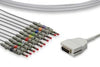 Direct-Connect EKG Cable, 10 Leads, Banana, 340cm, Mortara > Burdick Compatible w/ OEM: 012-0700-00, 7517, 7514, 7705, 7706, CB-721001R/1, 55, CB-721001R/1 (DROP SHIP ONLY) (Freight Terms are Prepaid & Added to Invoice - Contact Vendor for Specifics)