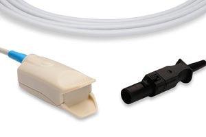 Short SpO2 Sensor, Adult Clip, Datex Ohmeda Compatible w/ OEM: OXY-F1-H, TS-F1-H, TP1812SP, TCPS-1612-0322, PR-A900-1017, 6051-6000-155 (DROP SHIP ONLY) (Freight Terms are Prepaid & Added to Invoice - Contact Vendor for Specifics)